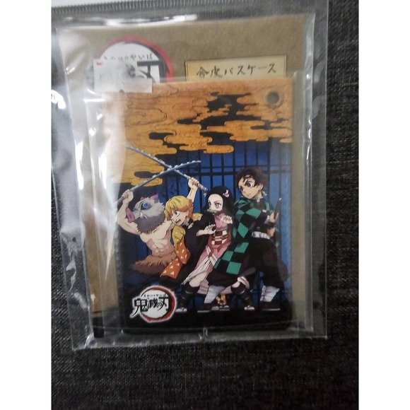 🔥🌟3/$15 
Demon Slayer  Leather Key Chain Clip ID Card Holder New - Picture 1 of 3